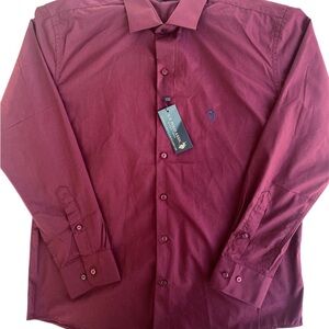 U.S. Polo Assn. Men's Dress Shirt - Burgundy